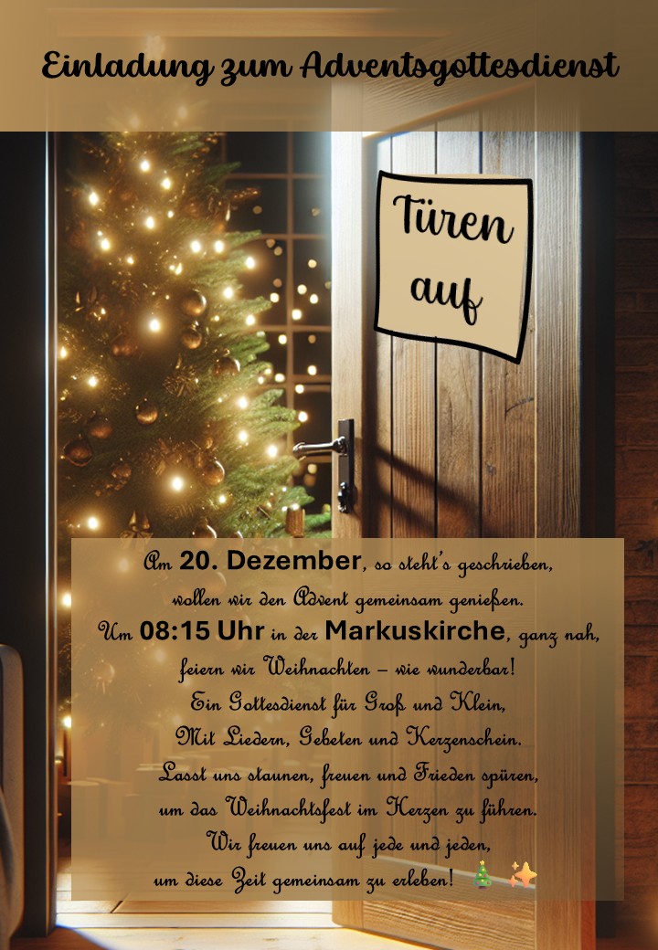 Turen auf  Plakat